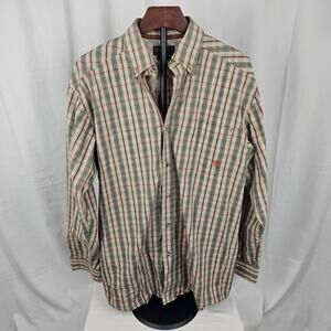 Ariat Plaid Button Up Shirt M Mesh Lined Western NWOT